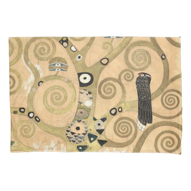 Gustav Klimt - The Tree of Life, Stoclet Frieze Pillowcase (Front)