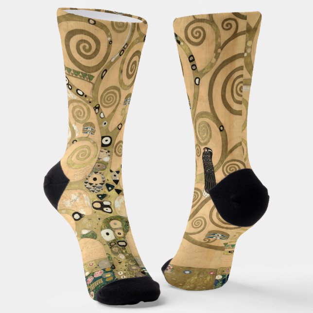 Gustav Klimt - The Tree of Life, Stoclet Frieze Socks (Angled)