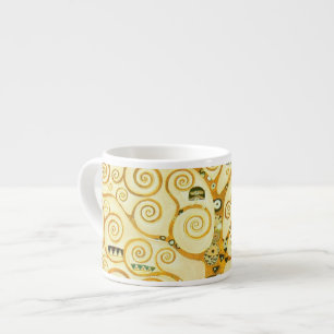 Gustav Klimt The Tree Of Life Vintage Art Nouveau Espresso Cup