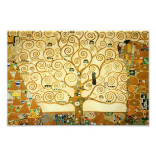 Gustav Klimt The Tree Of Life Vintage Art Nouveau Photo Print