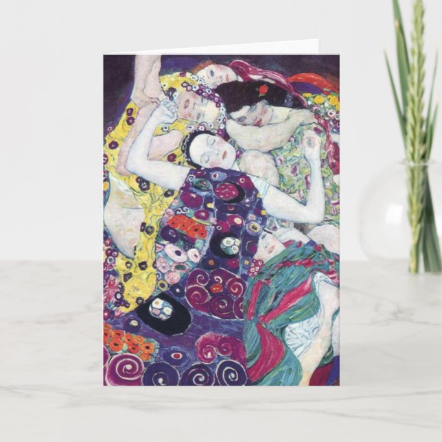 Gustav Klimt The Virgin Greeting Cards (Front)
