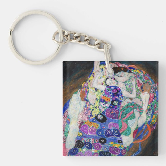 Gustav Klimt - The Virgin Key Ring (Front)