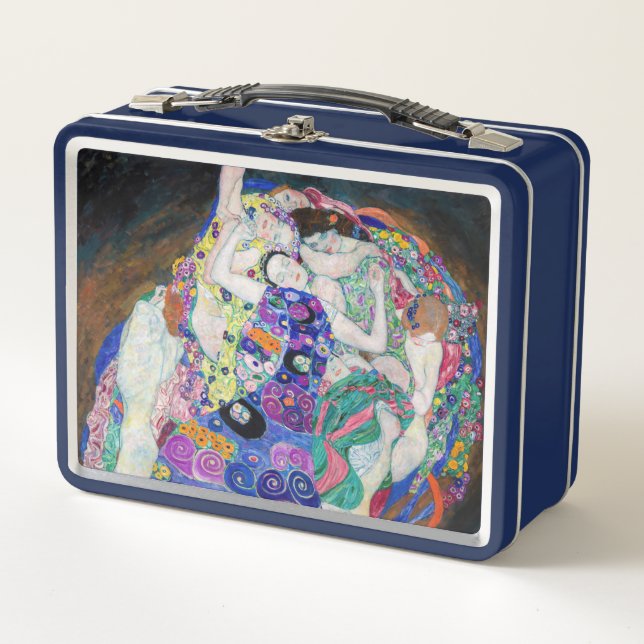 Gustav Klimt - The Virgin Metal Lunch Box (Front)