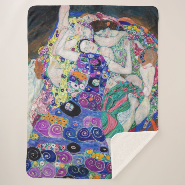 Gustav Klimt - The Virgin Sherpa Blanket (Front)
