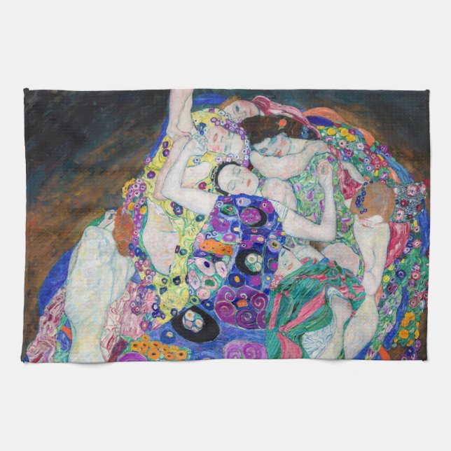 Gustav Klimt - The Virgin Tea Towel (Horizontal)
