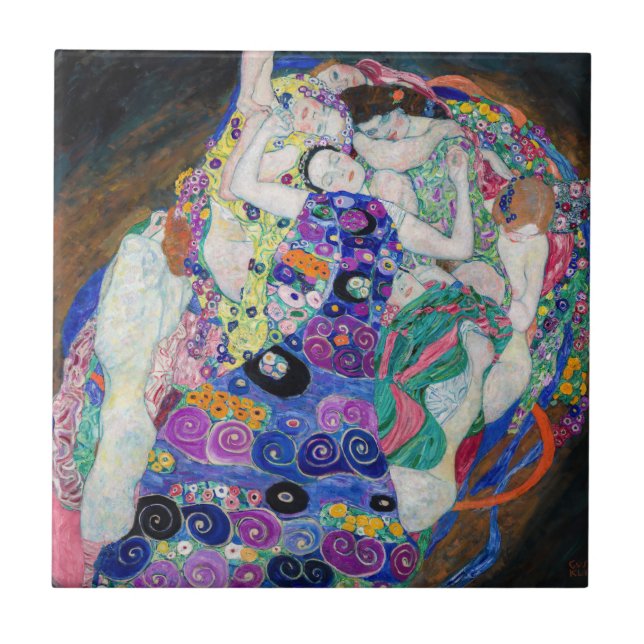 Gustav Klimt - The Virgin Tile (Front)