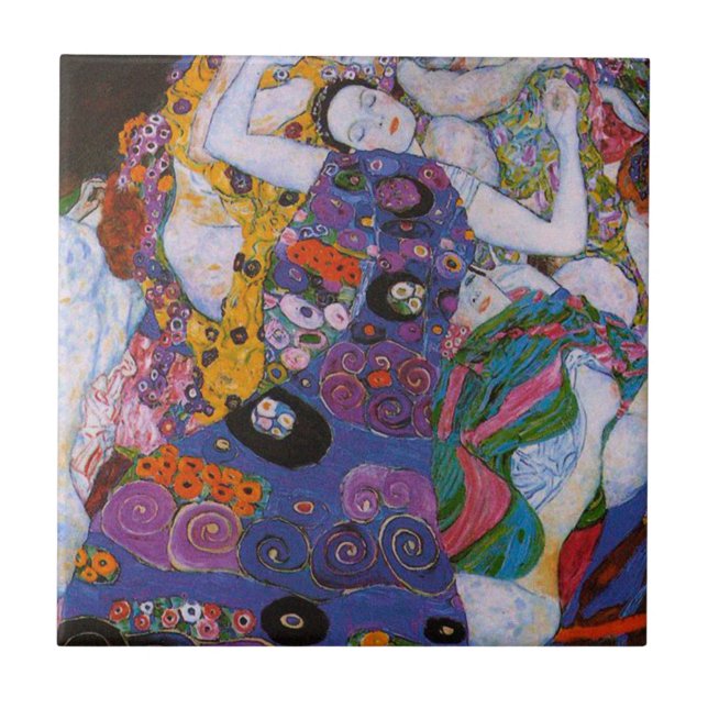 Gustav Klimt - The Virgin Tile (Front)