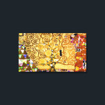 Gustav Klimt Tree of Life: Art Nouveau Symbolist Canvas Print<br><div class="desc">Elevate your space with this iconic masterpiece, Gustav Klimt's "Tree of Life" (from the Stoclet Frieze). This celebrated Art Nouveau artwork captivates with its swirling golden branches, intricate patterns, and symbolic motifs that represent life's journey, connection, and growth. Klimt's signature use of rich, shimmering gold, mosaic-like details, and abstract forms...</div>