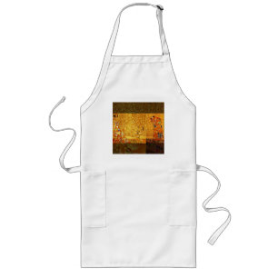 Gustav Klimt Tree of Life: Art Nouveau Symbolist Long Apron