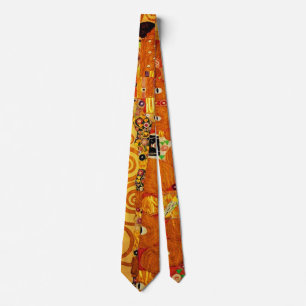 Gustav Klimt Tree of Life: Art Nouveau Symbolist Tie