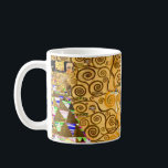 Gustav Klimt Tree of Life Coffee Mug<br><div class="desc">Coffee Mug featuring Gustav Klimt’s mural The Tree of Life,  The Stoclet Frieze (1905-1911). It consists of three mosaics: The Expectation,  Knight,  and The Embrace. A beautiful woman,  a golden tree,  and two lovers in an embrace are depicted. A wonderful gift for fans of Art Nouveau and Austrian art.</div>