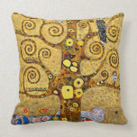 Gustav Klimt , "Tree of Life" Cushion<br><div class="desc">I made this product for those who like Klimt.</div>