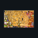 Gustav Klimt Tree of Life Enclosure Card<br><div class="desc">Enclosure Cards featuring Gustav Klimt’s mural The Tree of Life,  The Stoclet Frieze (1905-1911). It consists of three mosaics: The Expectation,  Knight,  and The Embrace. A beautiful woman,  a golden tree,  and two lovers in an embrace are depicted. A wonderful gift for fans of Art Nouveau and Austrian art.</div>