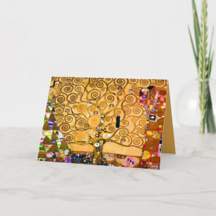 Gustav Klimt Tree of Life Invitation