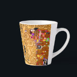 Gustav Klimt Tree of Life Latte Mug<br><div class="desc">Latte Mug featuring Gustav Klimt’s mural The Tree of Life,  The Stoclet Frieze (1905-1911). It consists of three mosaics: The Expectation,  Knight,  and The Embrace. A beautiful woman,  a golden tree,  and two lovers in an embrace are depicted. A wonderful gift for fans of Art Nouveau and Austrian art.</div>