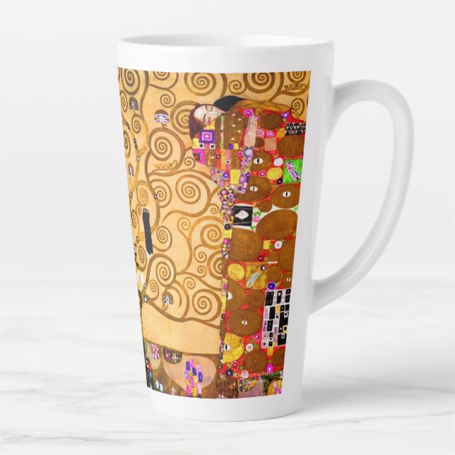 Gustav Klimt Tree of Life Latte Mug (Right)