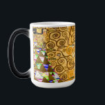 Gustav Klimt Tree of Life Magic Mug<br><div class="desc">Magic Mug featuring Gustav Klimt’s mural The Tree of Life,  The Stoclet Frieze (1905-1911). It consists of three mosaics: The Expectation,  Knight,  and The Embrace. A beautiful woman,  a golden tree,  and two lovers in an embrace are depicted. A wonderful gift for fans of Art Nouveau and Austrian art.</div>