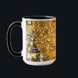 Gustav Klimt Tree of Life Mug<br><div class="desc">Coffee Mug featuring Gustav Klimt’s mural The Tree of Life,  The Stoclet Frieze (1905-1911). It consists of three mosaics: The Expectation,  Knight,  and The Embrace. A beautiful woman,  a golden tree,  and two lovers in an embrace are depicted. A wonderful gift for fans of Art Nouveau and Austrian art.</div>