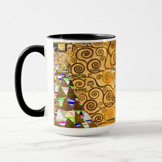 Gustav Klimt Tree of Life Mug (Left)