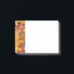 Gustav Klimt Tree of Life Post-it Notes<br><div class="desc">Post-it Notes featuring Gustav Klimt’s mural The Tree of Life,  The Stoclet Frieze (1905-1911). It consists of three mosaics: The Expectation,  Knight,  and The Embrace. A beautiful woman,  a golden tree,  and two lovers in an embrace are depicted. A wonderful gift for fans of Art Nouveau and Austrian art.</div>