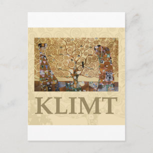 Gustav Klimt Tree Of Life Postcard