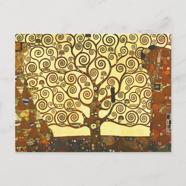 Gustav Klimt Tree of Life Postcard (Front)
