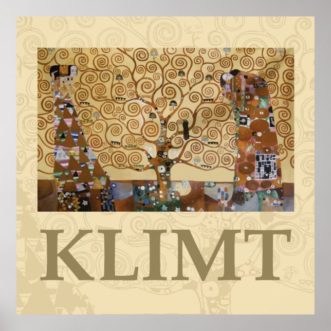 Gustav Klimt Tree Of Life Poster (Front)
