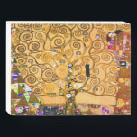 Gustav Klimt Tree of Life Wooden Box Sign<br><div class="desc">Wooden Box Sign featuring Gustav Klimt’s mural The Tree of Life, The Stoclet Frieze (1905-1911). It consists of three mosaics: The Expectation, Knight, and The Embrace. A beautiful woman, a golden tree, and two lovers in an embrace are depicted. A wonderful gift for fans of Art Nouveau and Austrian art....</div>