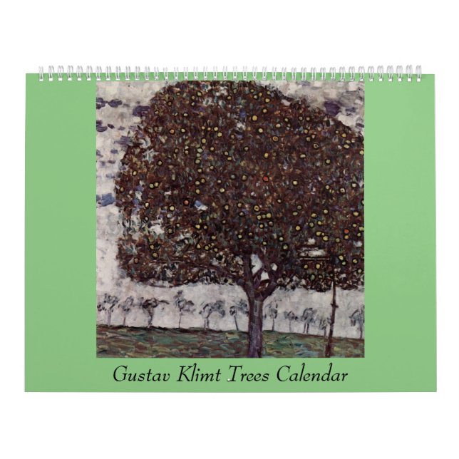 Gustav Klimt Trees Artwork Calendar (Cover)