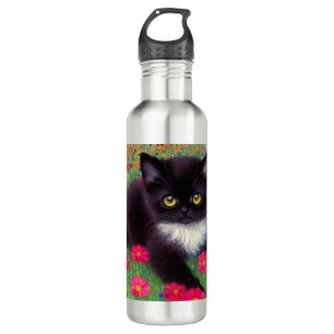 Gustav Klimt Tuxedo Cat 710 Ml Water Bottle