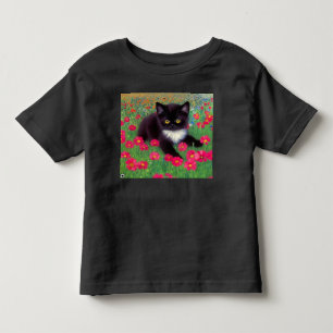 Gustav Klimt Tuxedo Cat Toddler T-Shirt