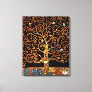 Gustav Klimt - Under the Tree of Life Canvas Print