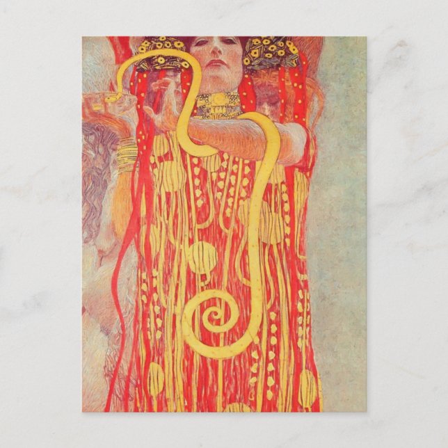 Gustav Klimt-University of Vienna Ceiling Painting Postcard (Front)