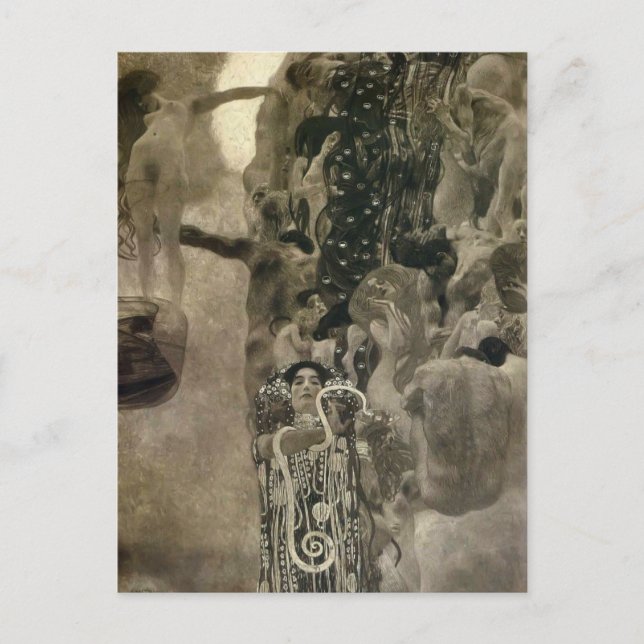 Gustav Klimt-Vienna University Ceiling Paintings Postcard (Front)