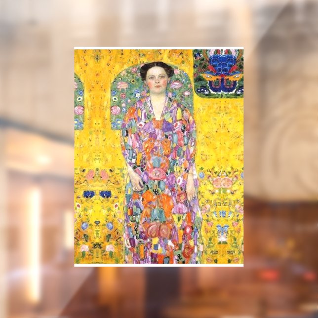 Gustav Klimt Vintage Art Nouveau Painting Window Cling (Sheet 2)