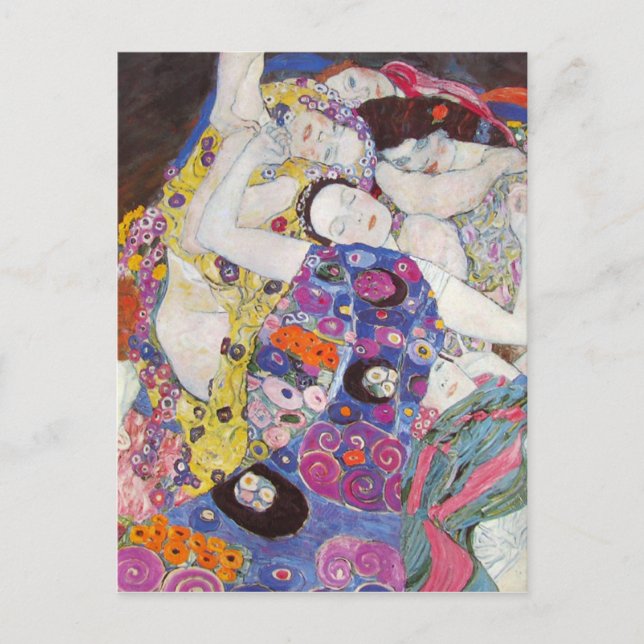 Gustav Klimt Virgins Postcard (Front)