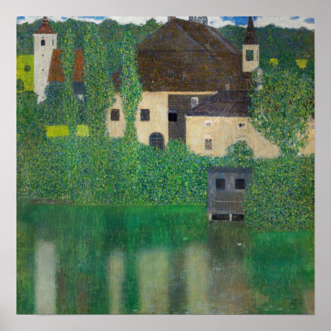 Gustav Klimt - Water Castle Poster (Front)