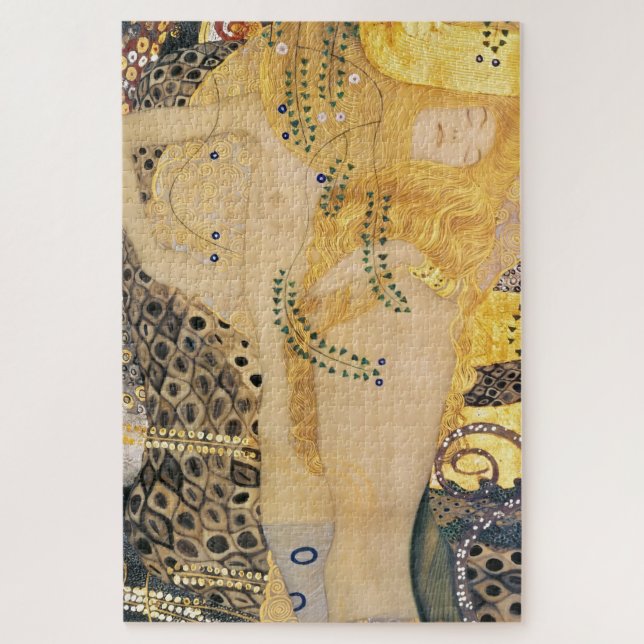 Gustav Klimt - Water Serpents I Jigsaw Puzzle (Vertical)
