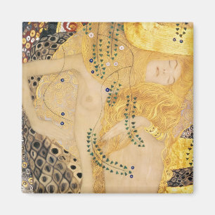 Gustav Klimt - Water Serpents I Magnet