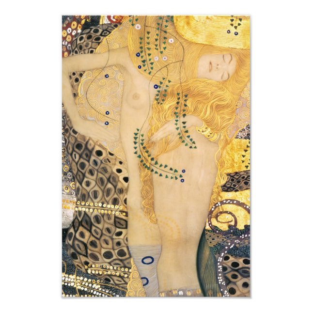 Gustav Klimt - Water Serpents I Photo Print (Front)