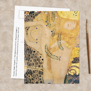 Gustav Klimt - Water Serpents I Postcard