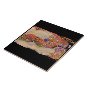 Gustav Klimt , "Water Serpents II (girlfriends)" Tile