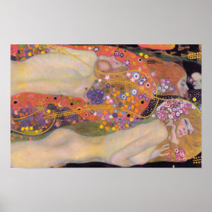 Gustav Klimt - Water Serpents II Poster