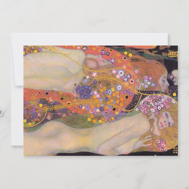 Gustav Klimt - Water Serpents II Thank You Card (Front)