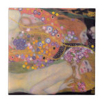 Gustav Klimt - Water Serpents II Tile<br><div class="desc">Water Serpents II / Wasserschlangen II - Gustav Klimt,  Oil on canvas,  1904-1907</div>