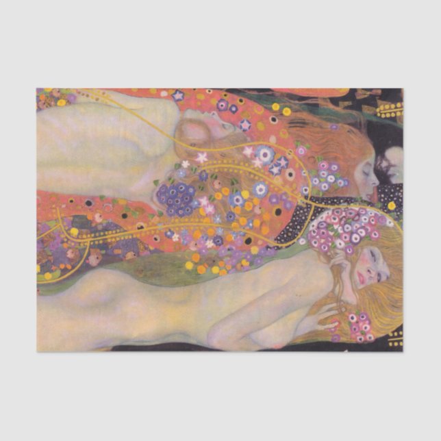 Gustav Klimt - Water Serpents II Tissue Paper (Front)