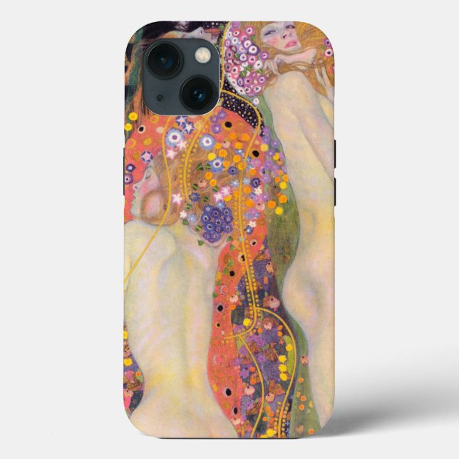 Gustav klimt Water Serpents IPhone Case (Back)