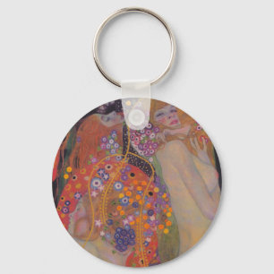 Gustav Klimt Water Snakes II Key Chain