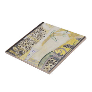 Gustav Klimt- Watersnakes Tile