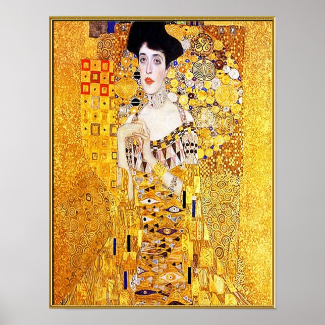 Gustav Klimt - Woman in Gold Poster (Front)